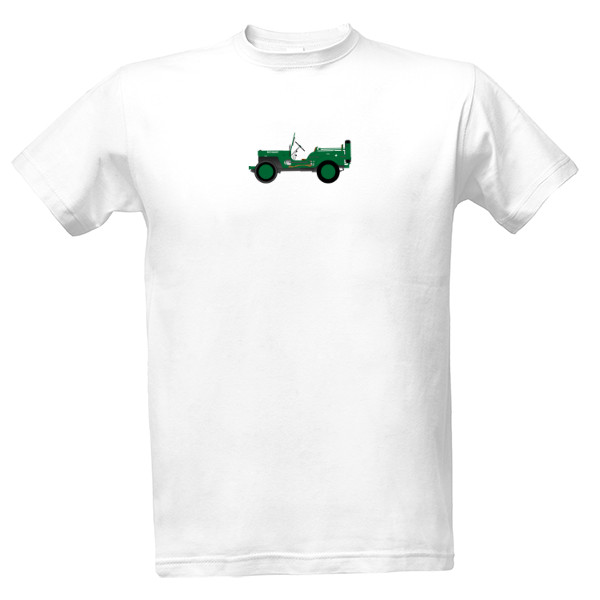 Tričko s potiskem Willys MB