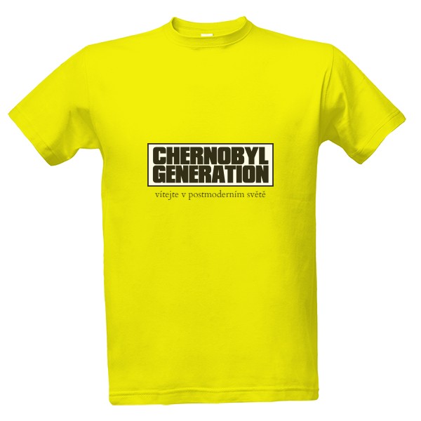 Tričko s potiskem Chernobyl generation Man Y