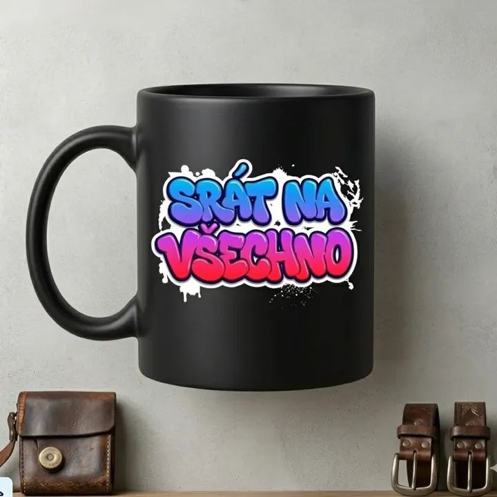 T-shirt Ruka ukazující prsten směrem do leva a nápis sdělující jsem 