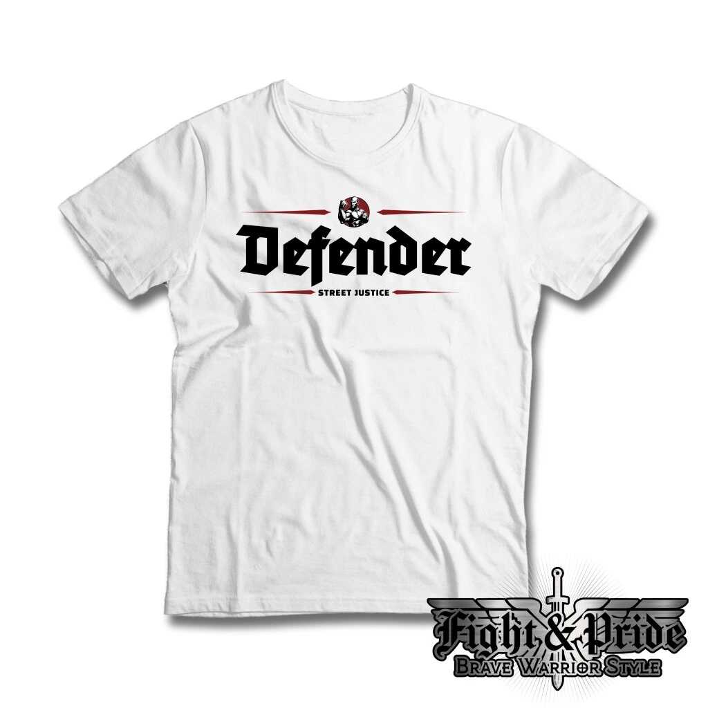 Tričko s potiskem Defender-Street Justice