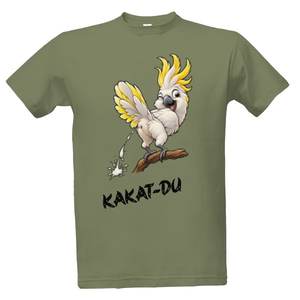 Tričko s potiskem Kakat-du kakadu