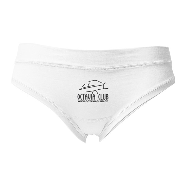 Dámská tanga - Výprodej s potiskem Tanga String - černé logo