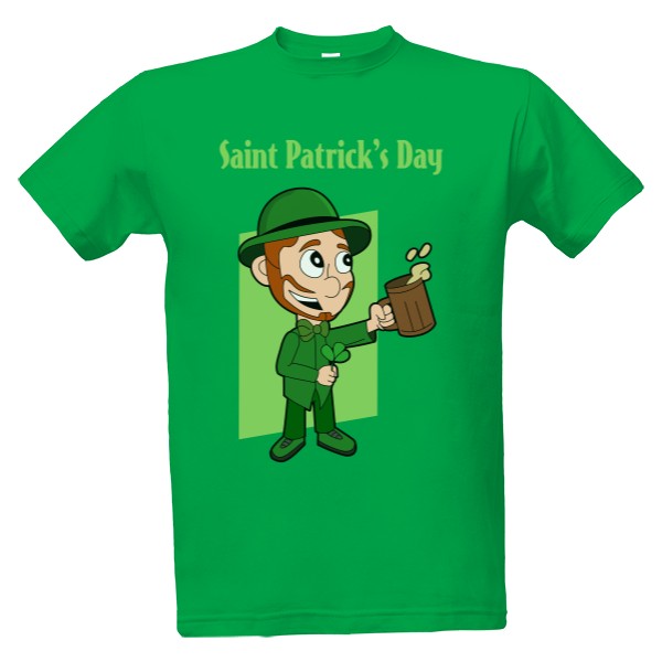 Tričko s potiskem Leprechaun