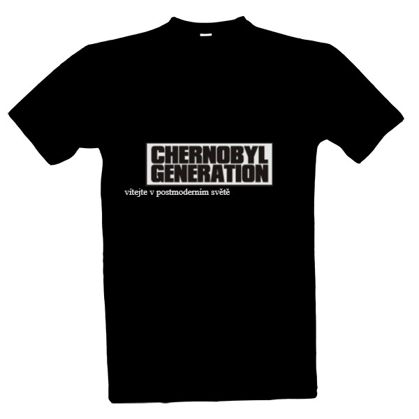 Tričko s potiskem Chernobyl generation Man B