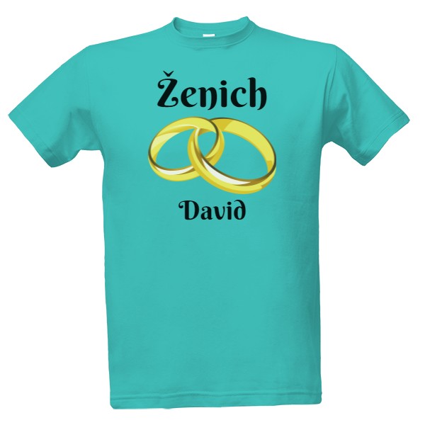 Tričko s potiskem Ženich
