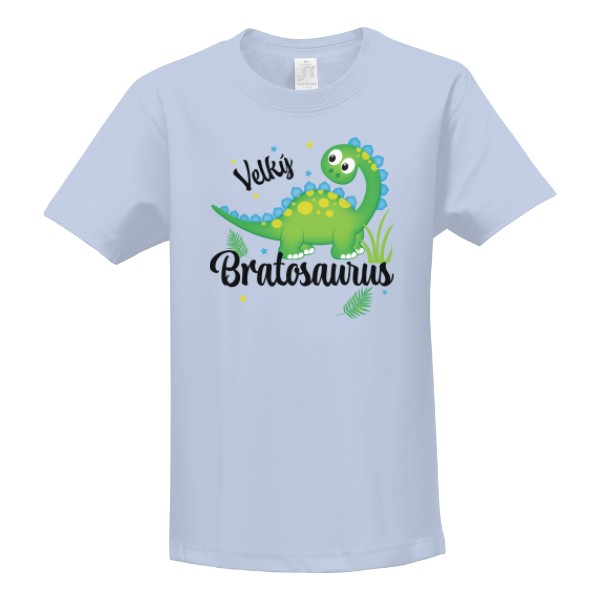 Tričko s potiskem Velký bratosaurus