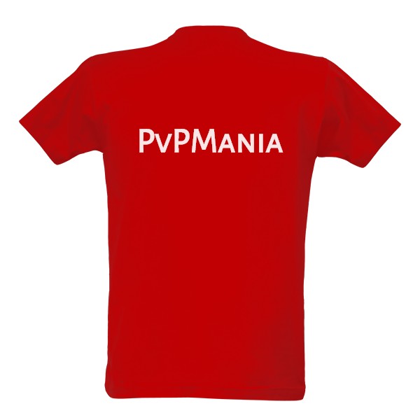 PvPMania.eu tričko červený