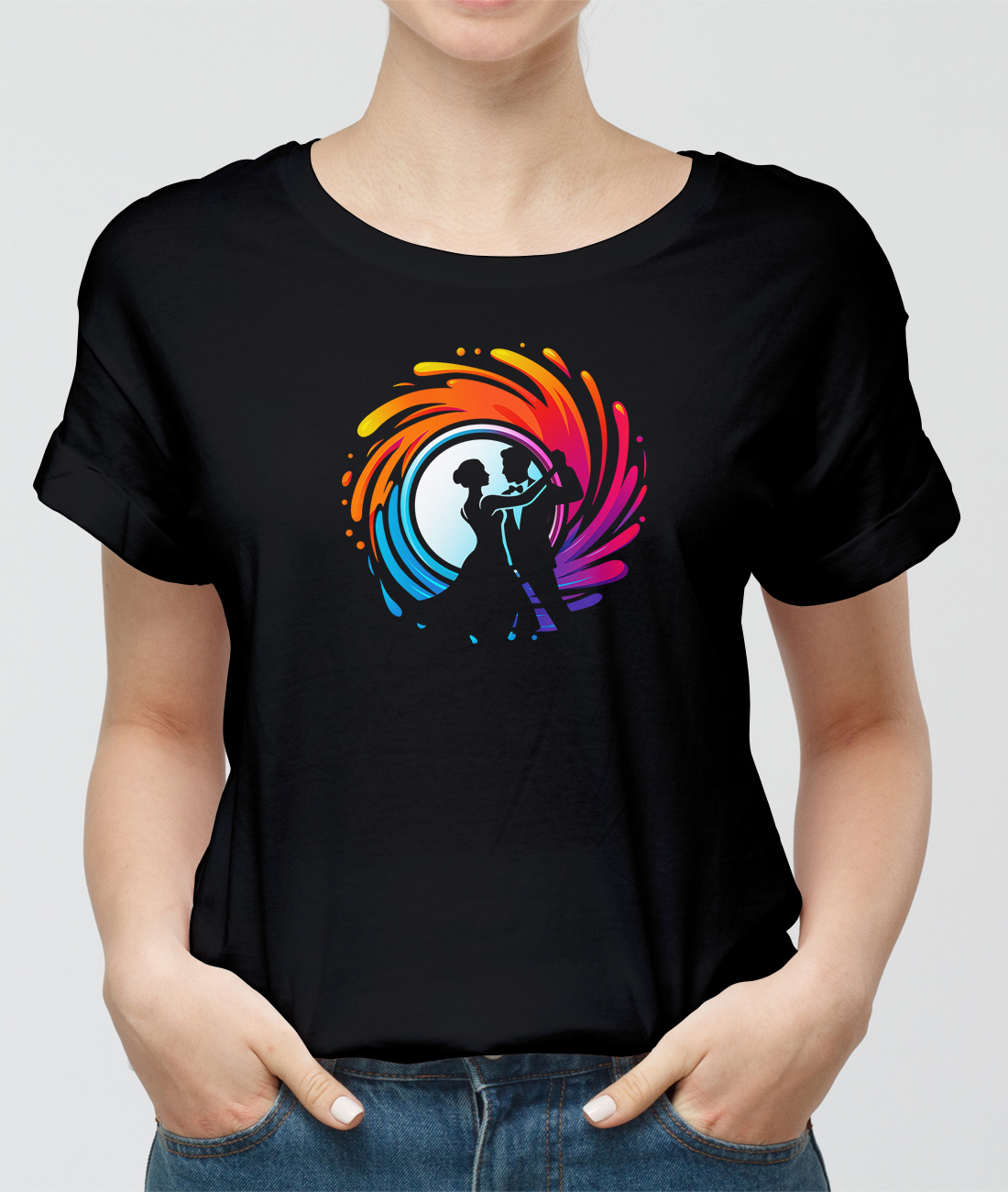 Tričko s potiskem společenské tance