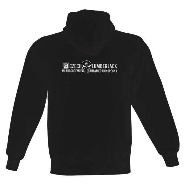 Czechlumberjack mikina s kapucí 