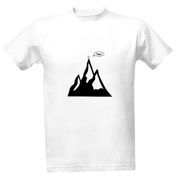 Tričko s potiskem Hora