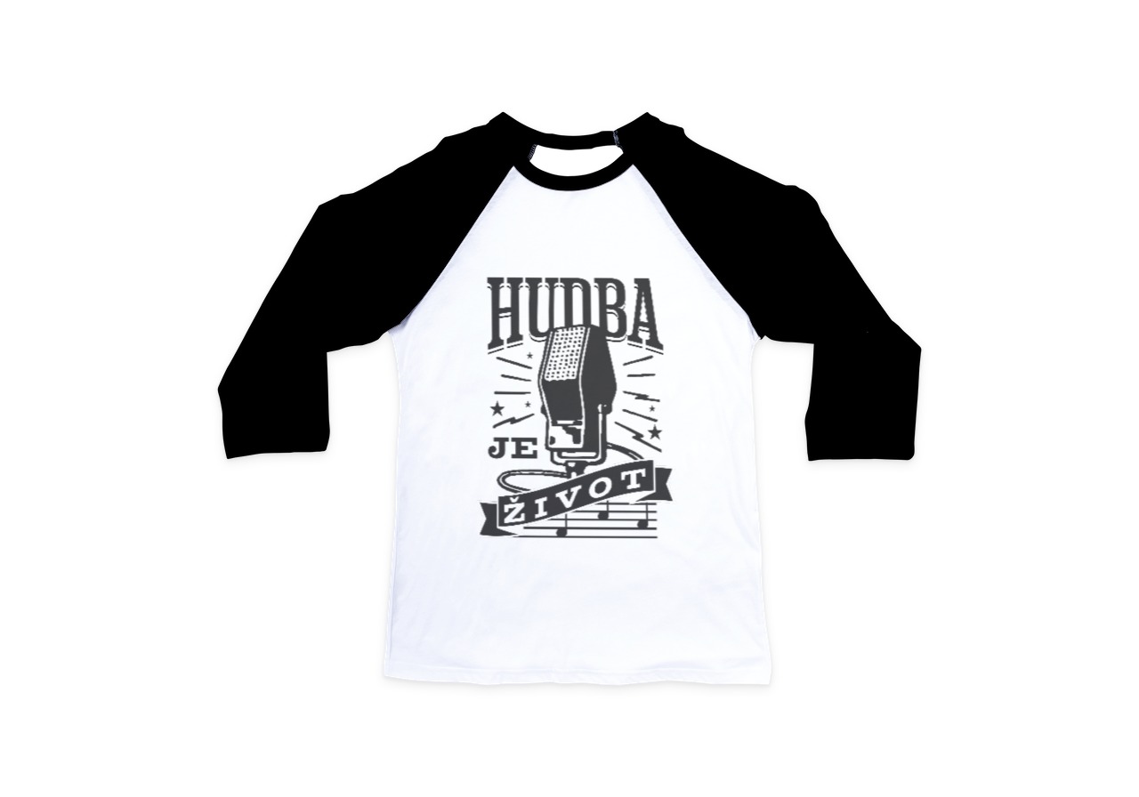 Tričko s potlačou Hudba je Život