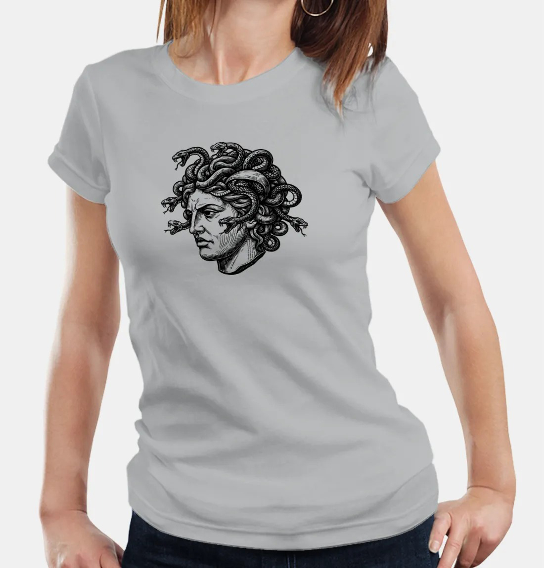 Tričko s potlačou medúza mytológia