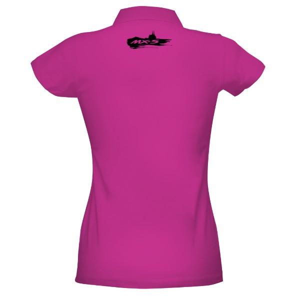 Dámská polokošile s límečkem - fuchsia