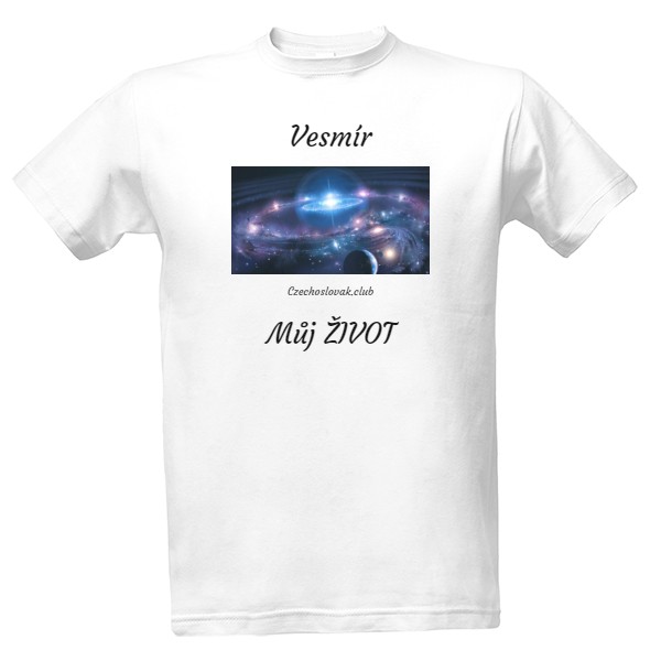 Tričko s potlačou Vesmír