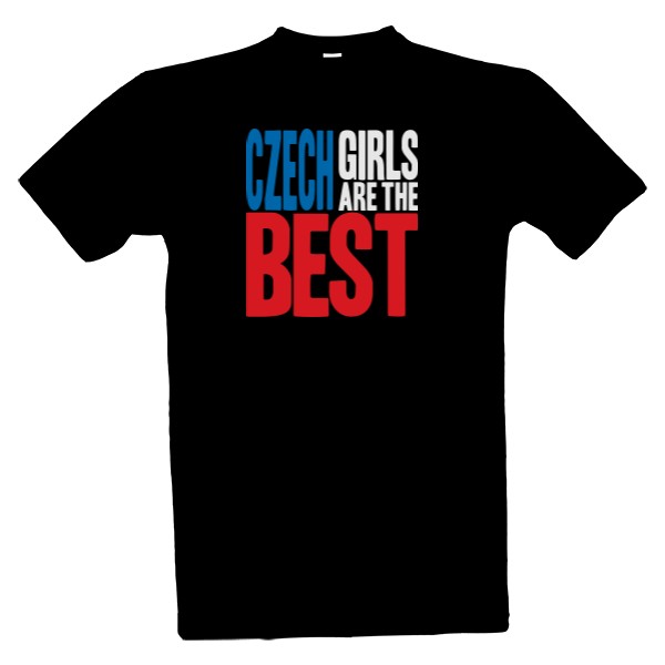 Tričko s potiskem Czech girls