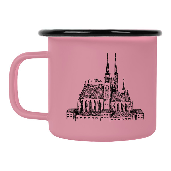 Matný plecháček Petrov růžový