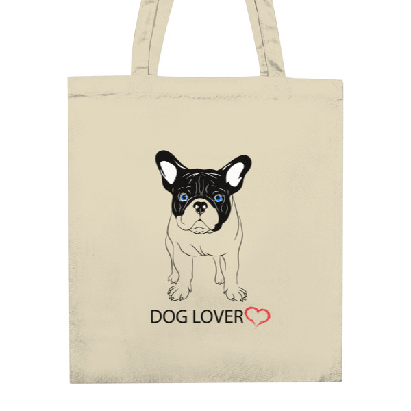 Nákupní taška unisex s potiskem dog lover taška
