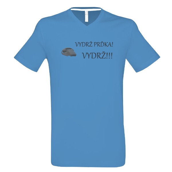 Tričko s potiskem Vydrž Tshock