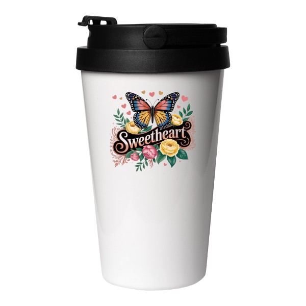 Sweetheart picture and a drink tastes better 