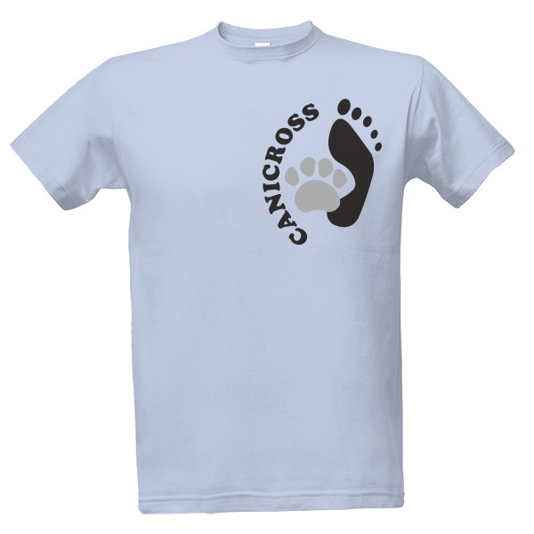 Tričko s potlačou Canicross zadní poti