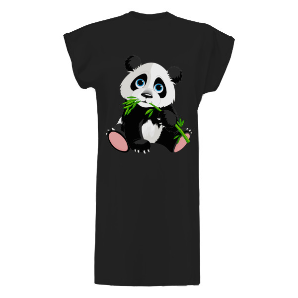Tričko s potiskem panda
