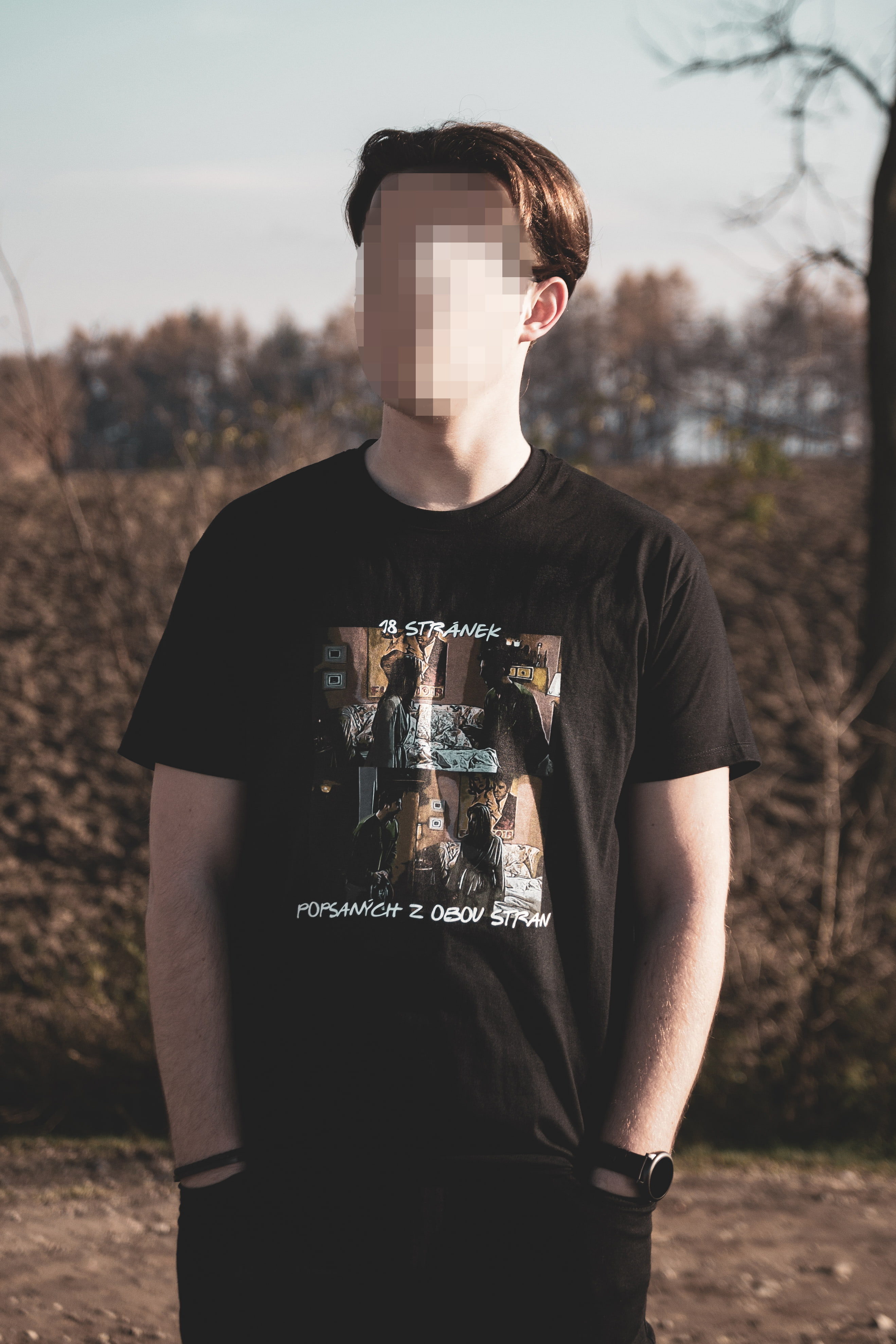 Tričko s potiskem Přátelé od Hranolky