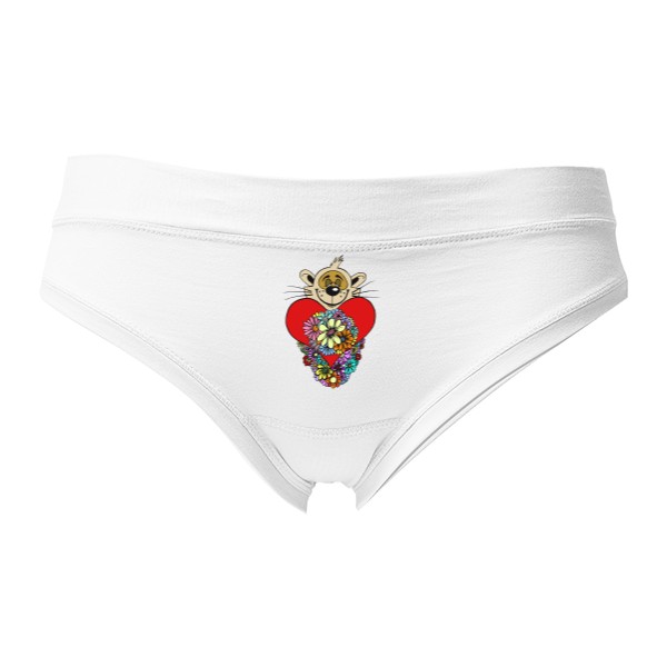 Damska tanga - Výpredaj s potlačou Dámská tanga