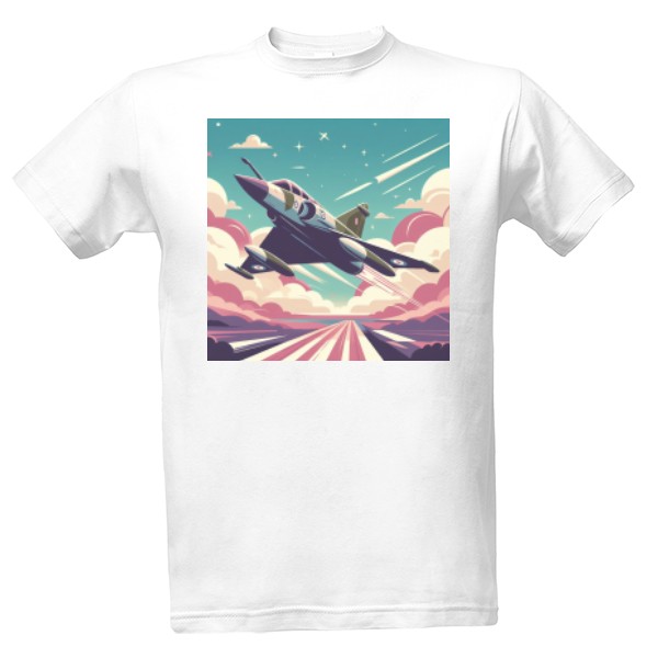 Tričko s potiskem Mirage sky