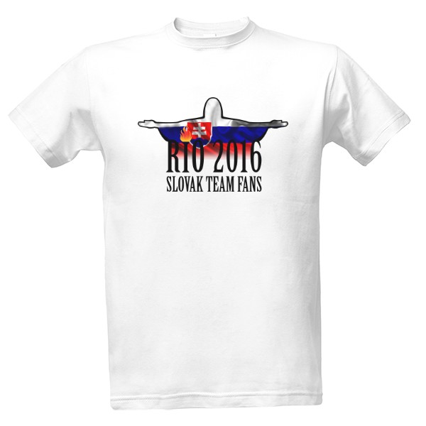 Tričko s potiskem Slovak team fans