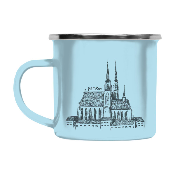 Petrov Brno černobílá