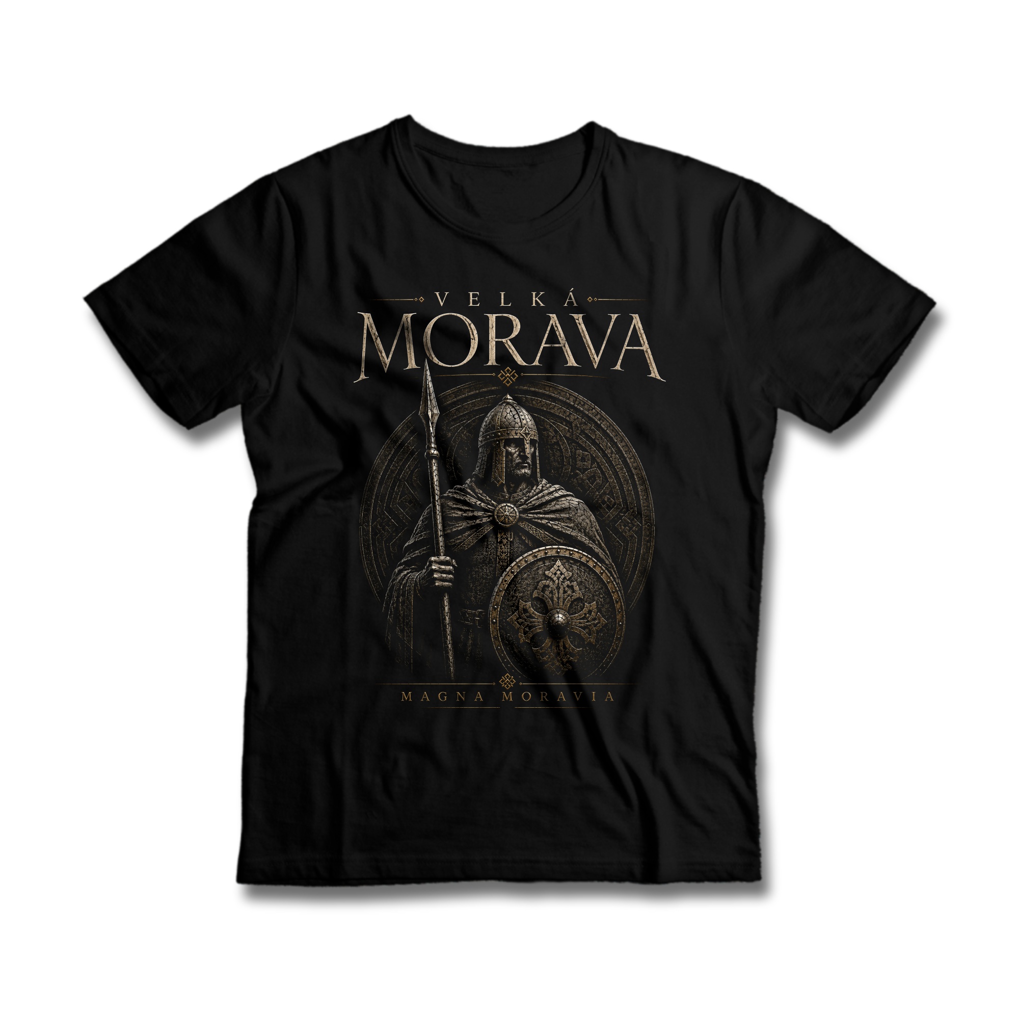 Tričko s potiskem Velká Morava-Magna Moravia - válečník