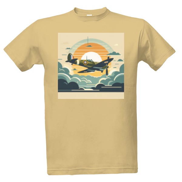 Tričko s potiskem Spitfire 3