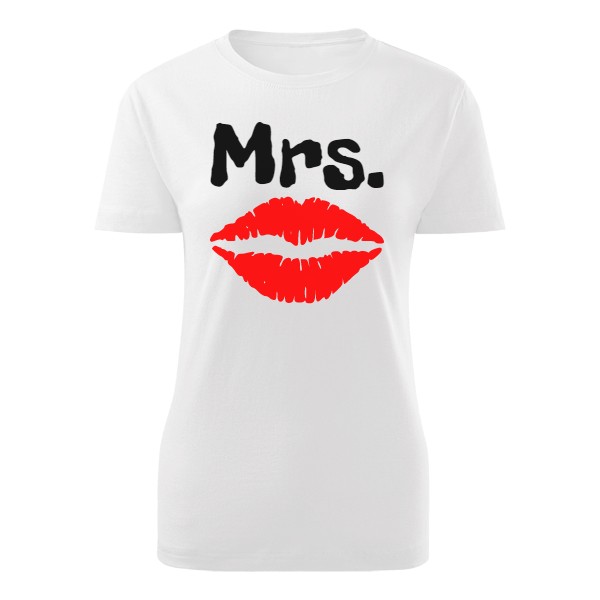 Tričko s potlačou Mrs.