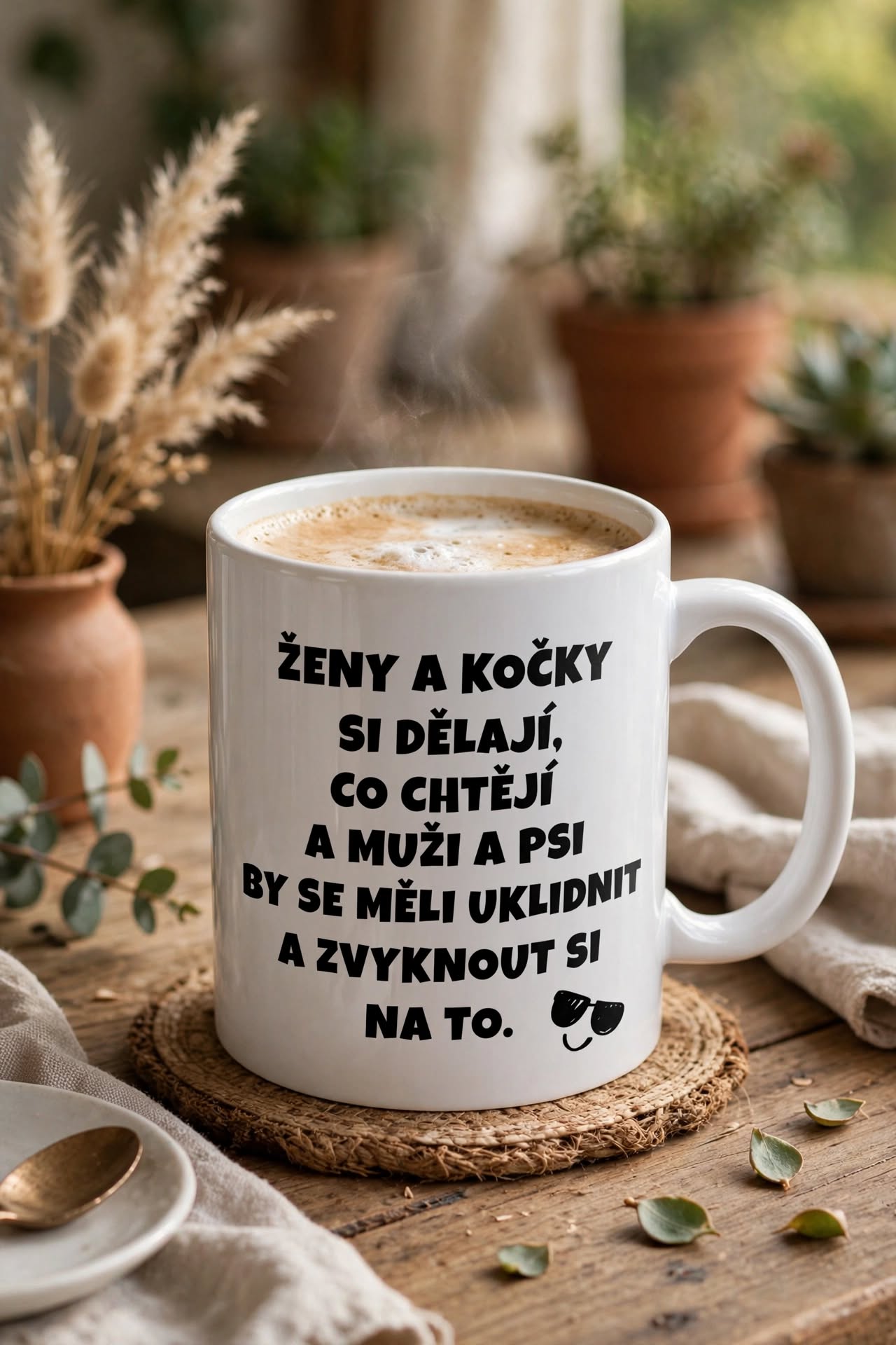 Tričko s potiskem Ženy a Kočky si dělají co chtějí