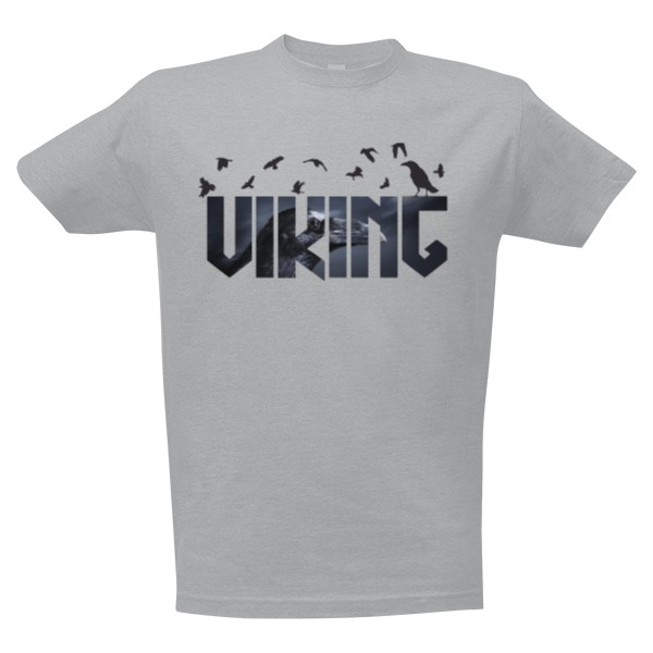 Tričko s potiskem Viking