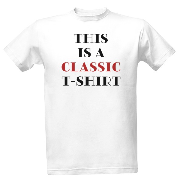A classic T-shirt