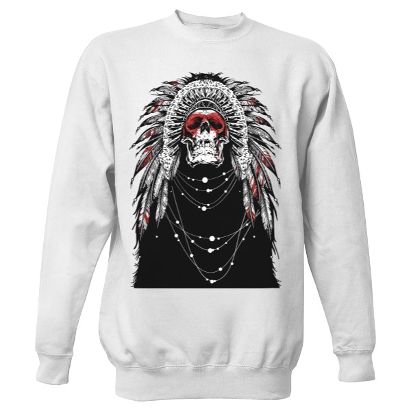 Mikina bez kapuce Unisex s potiskem Native Ramirez pánská mikina bez kapuce