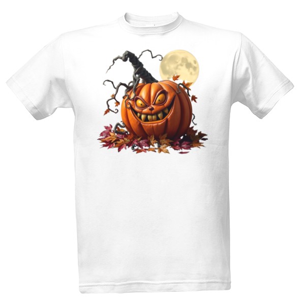 Tričko s potiskem Strašidelný Halloween, spooky Halloveen