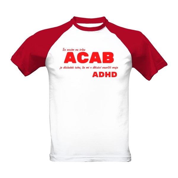 Tričko s potlačou ACAB