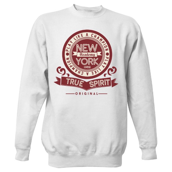 Mikina bez kapuce Unisex s potiskem Academy New York Ramirez bez kapuce hip hop