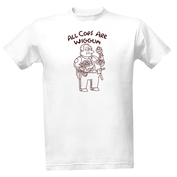 Tričko s potiskem A.C.A.W white