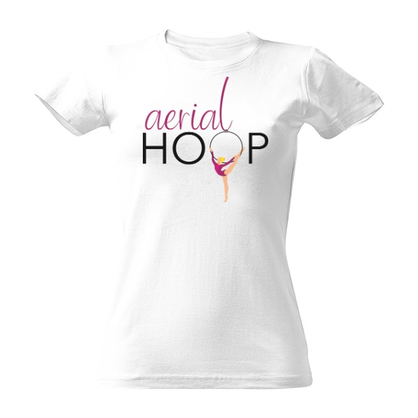 aerial hoop růžová