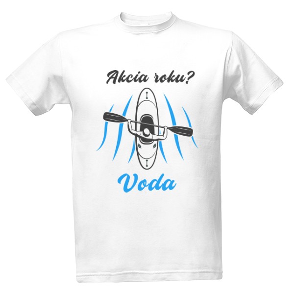 Tričko s potiskem Akcia roku voda