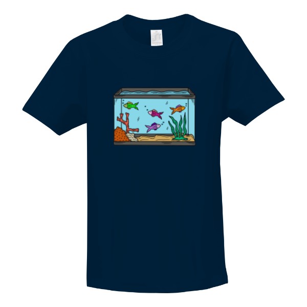 Tričko s potiskem Akvárium