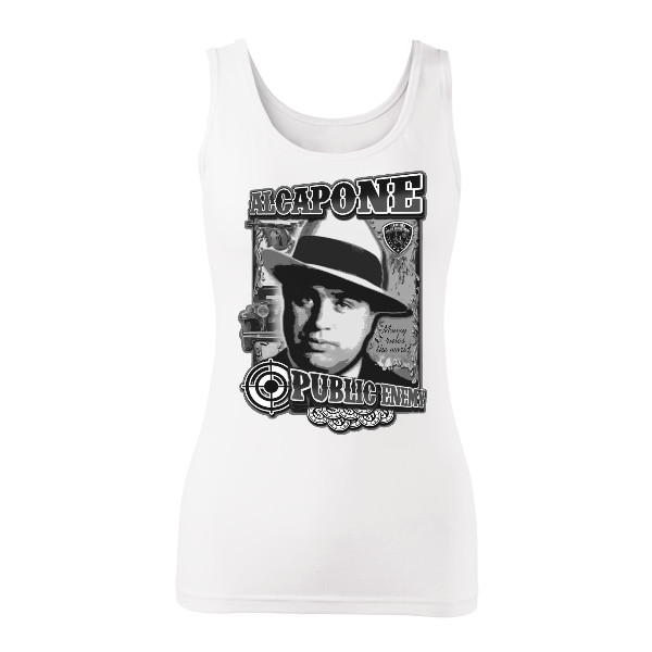 Tričko s potiskem Al Capone gangster