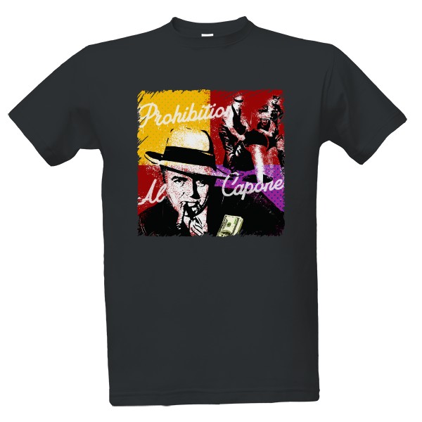 Tričko s potiskem Al Capone - Prohibition