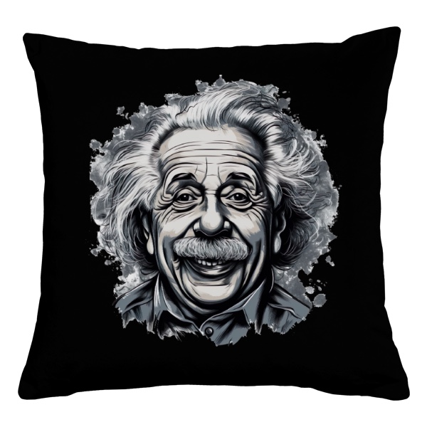 Albert Einstein na polštáři