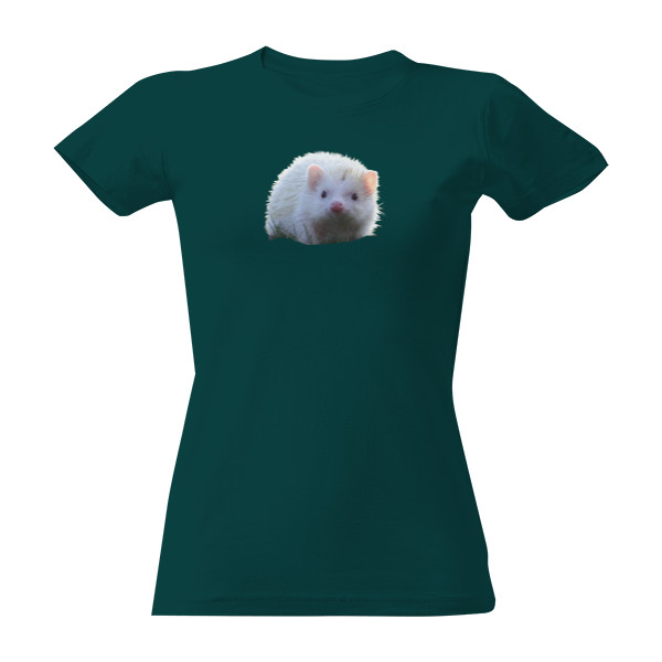 Tričko s potiskem Albínský ježek - dámské 