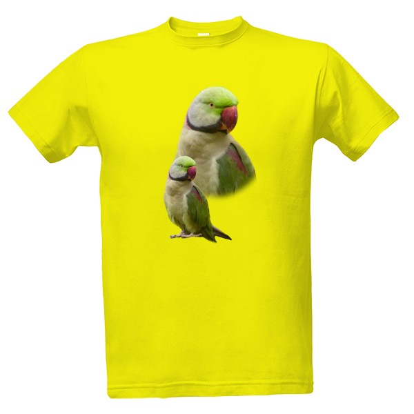 Tričko s potlačou Papoušek