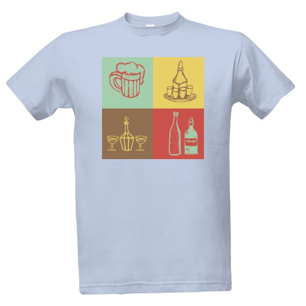 Tričko s potiskem alko